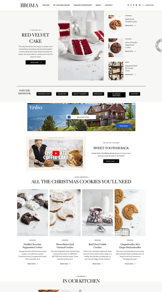 Broma Bakery Custom WordPress Website
