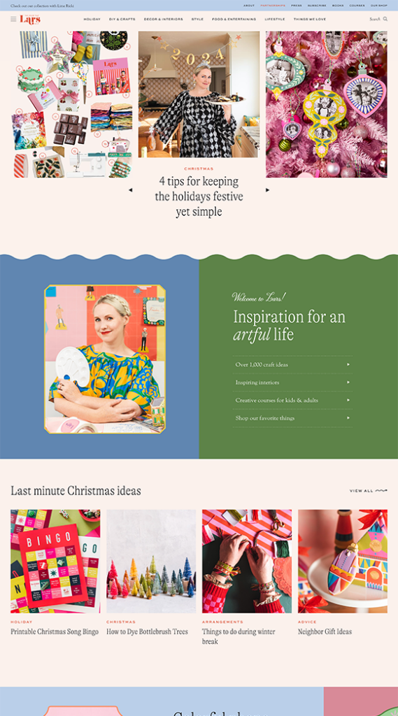 The House That Lars Built Custom WordPress Site