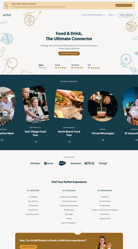 Avital WordPress Site