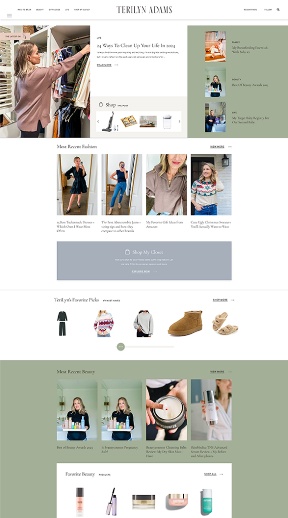 Terilyn Adams WordPress Site