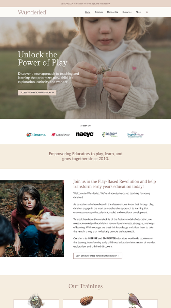 Wunderled Custom WordPress Site