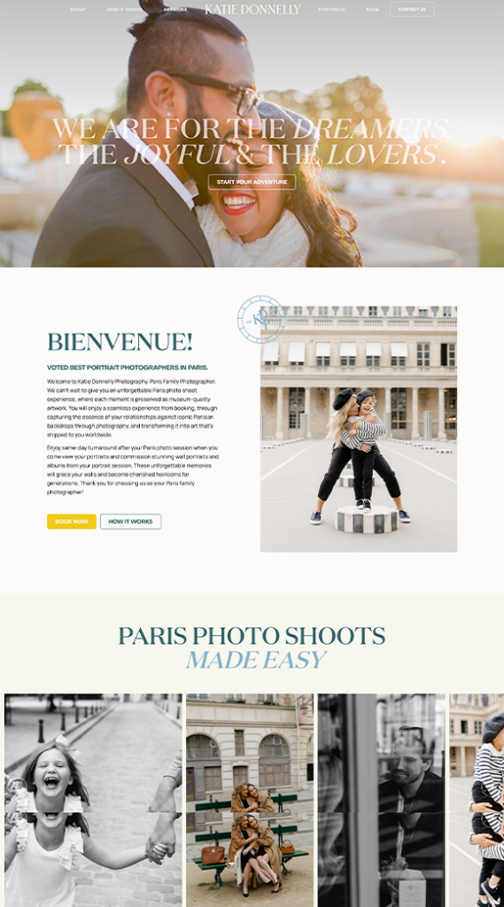 Katie Donnelly Photography WordPress Site