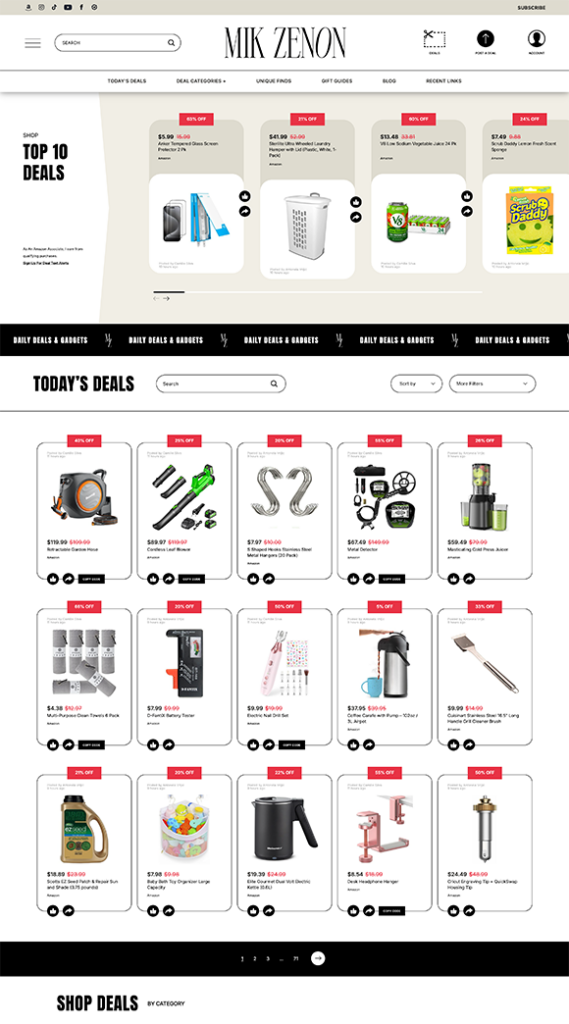 Mik Zenon Custom WordPress Site