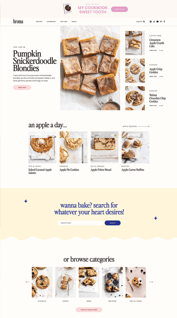 Broma Bakery New WordPress Website