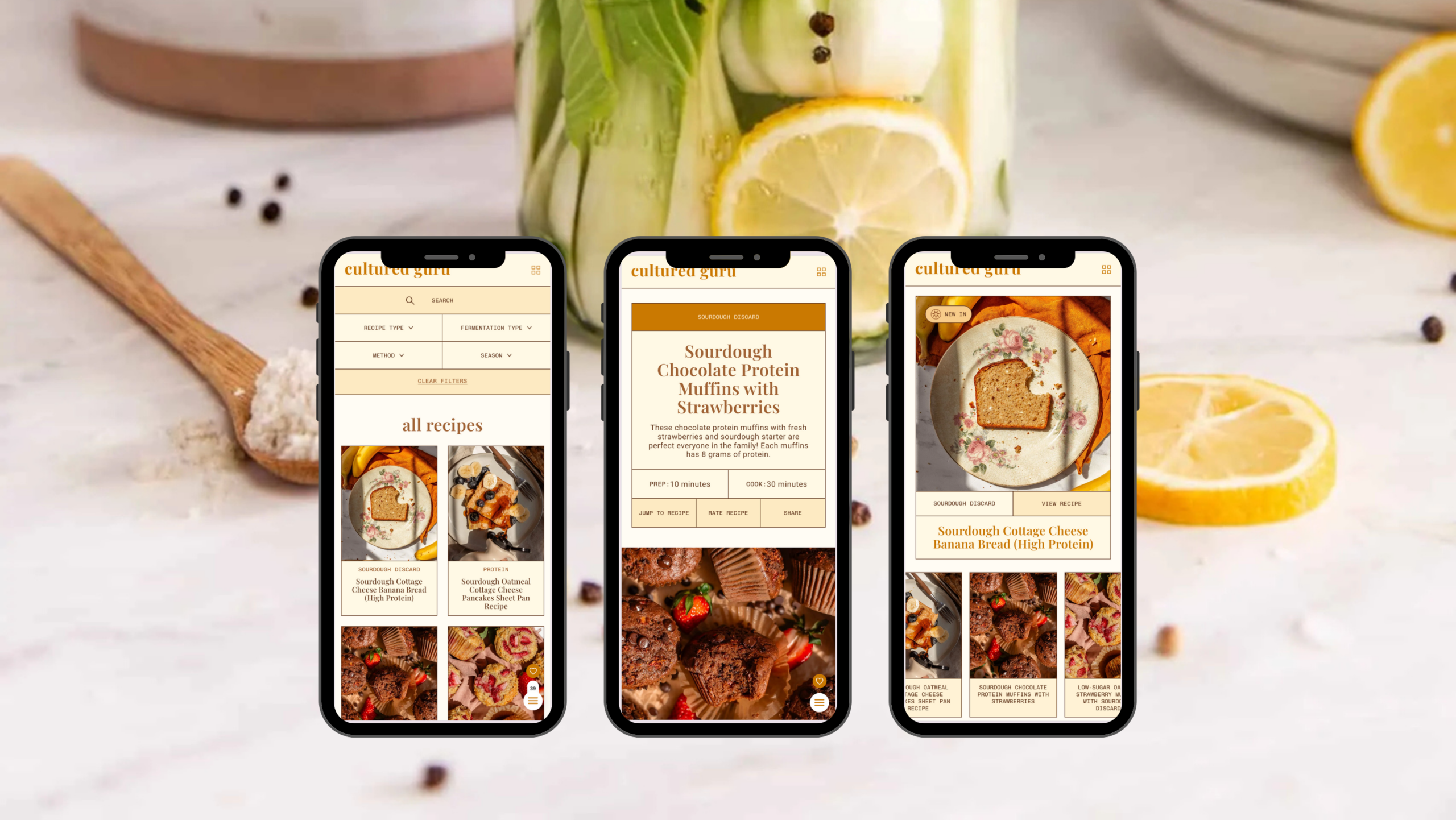 Cultured Guru Custom WordPress Food Blog