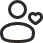 user heart icon